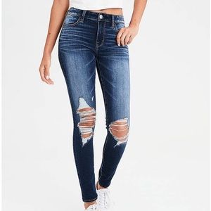 American Eagle 360 Next Level Stretch Hi Rise Jegging Skinny Jeans